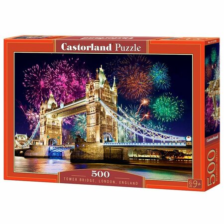 CASTORLAND Tower Bridge London & England Jigsaw Puzzle Multi Color - 500 Piece B-52592